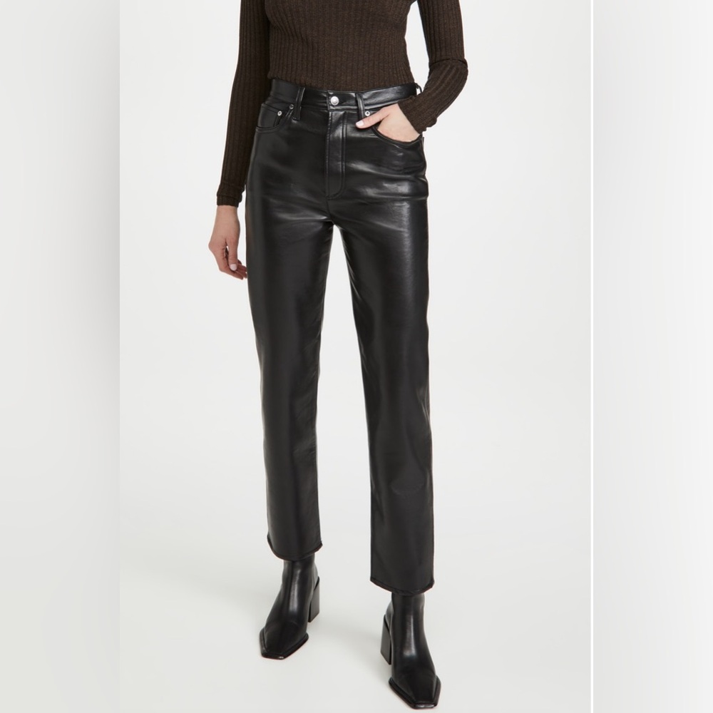 Agolde Recycled Leather Pants size 25